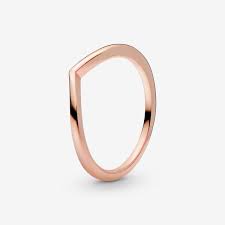 Gepolijste wishbone-ring