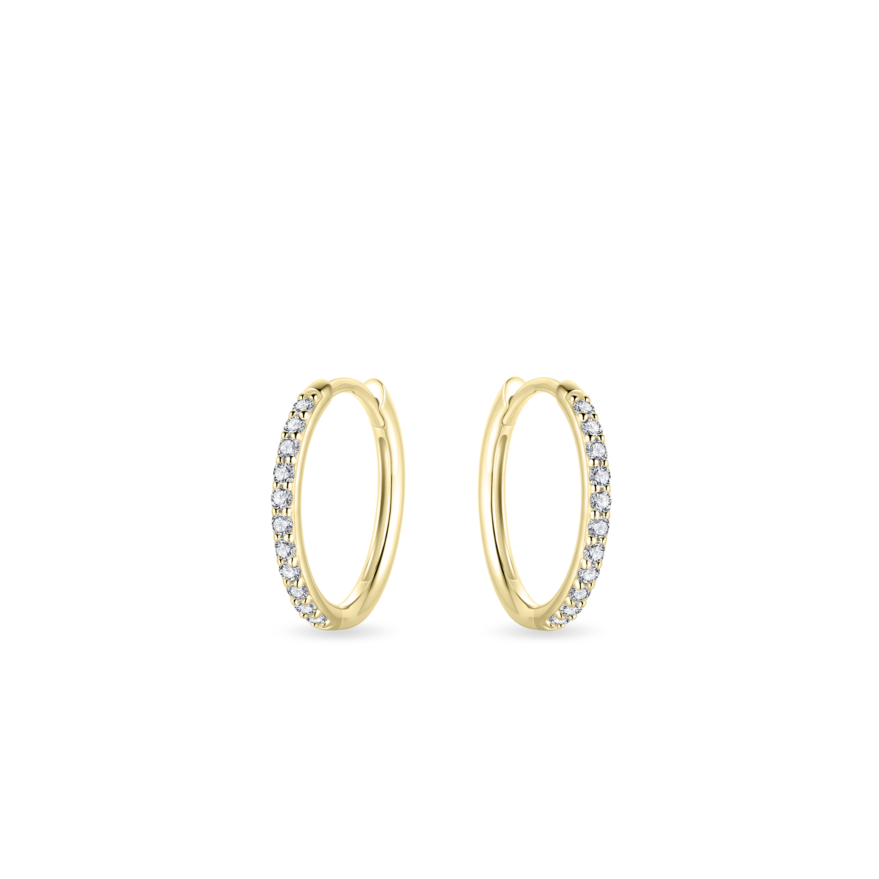 Gisser Jewels oorringen 14K goud VGKCK1/15