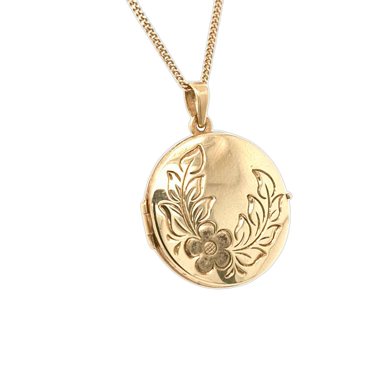 geelgouden hanger groot