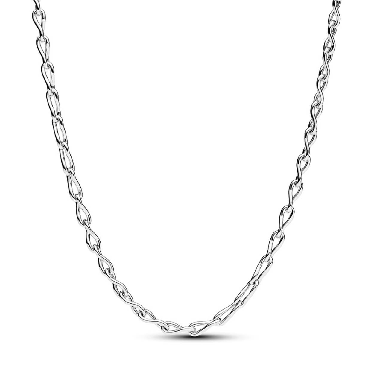 Figuur van 8 ketting link Sterling Zilver ketting