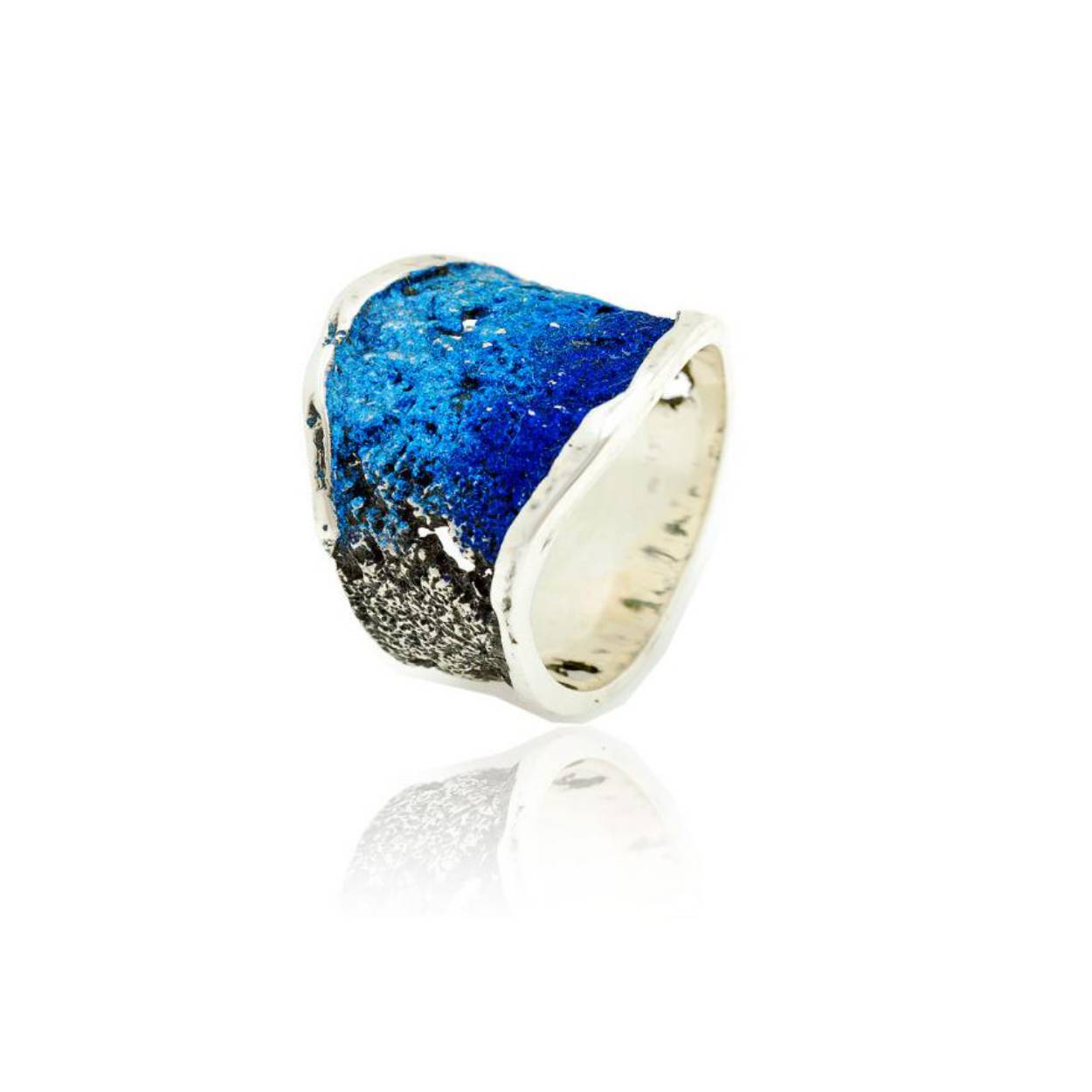 small electric blue intenza ring