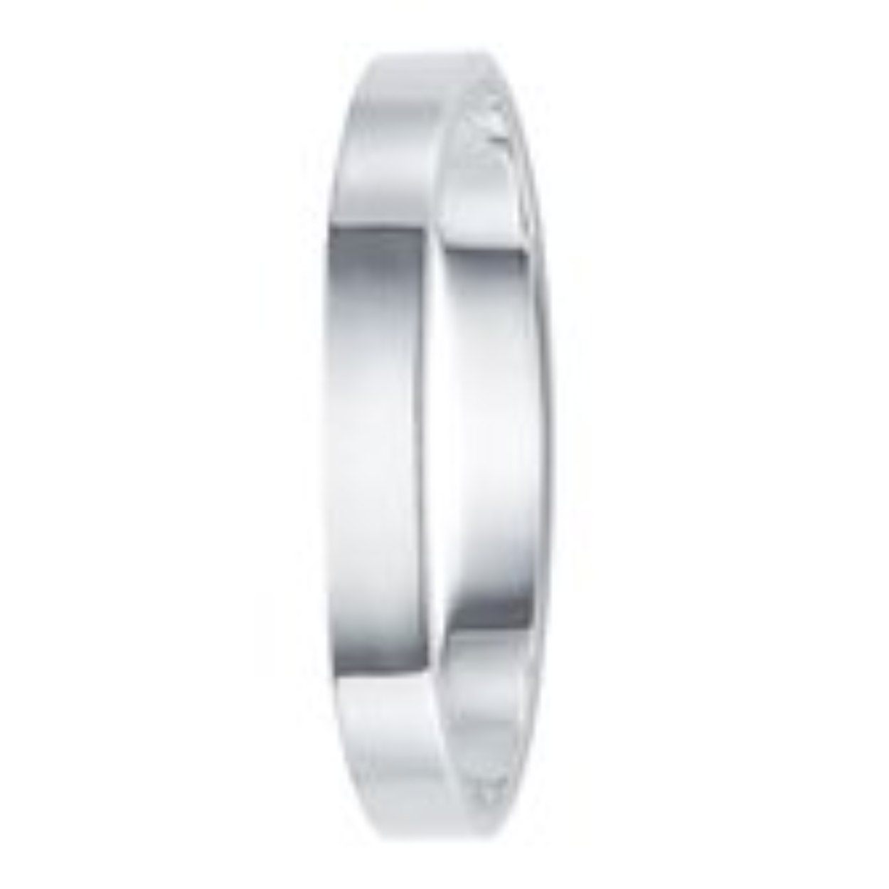 Dit is een armband van het merk Glow
Zilveren bangle massief vierkante buis