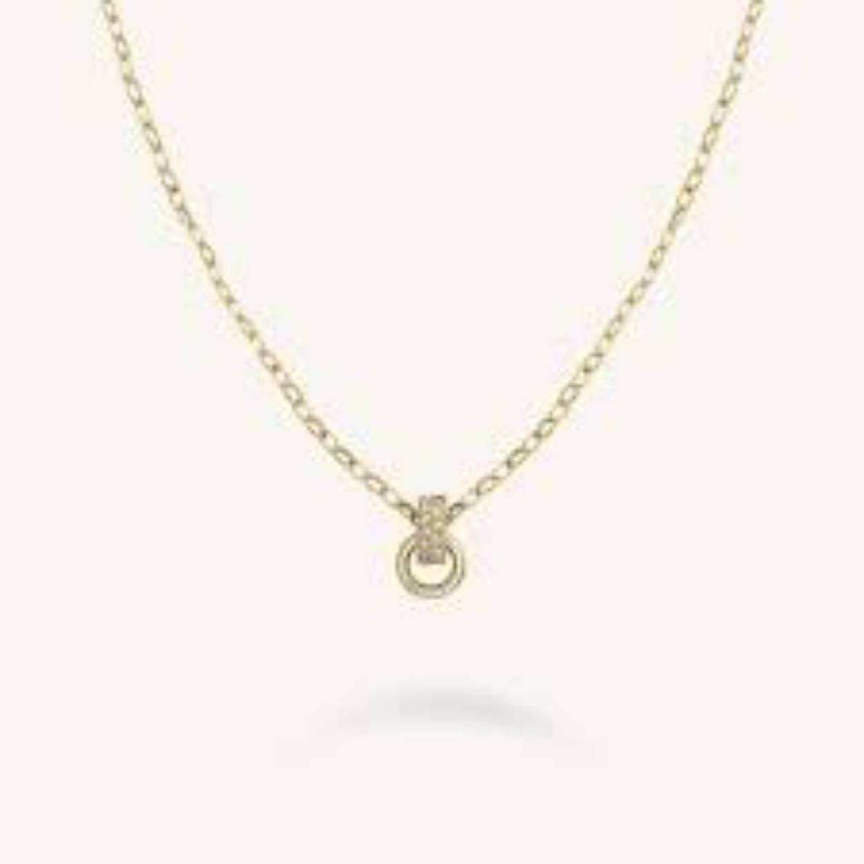 Rosefield collier Bow Link Studs Gold JNBSG-J898
