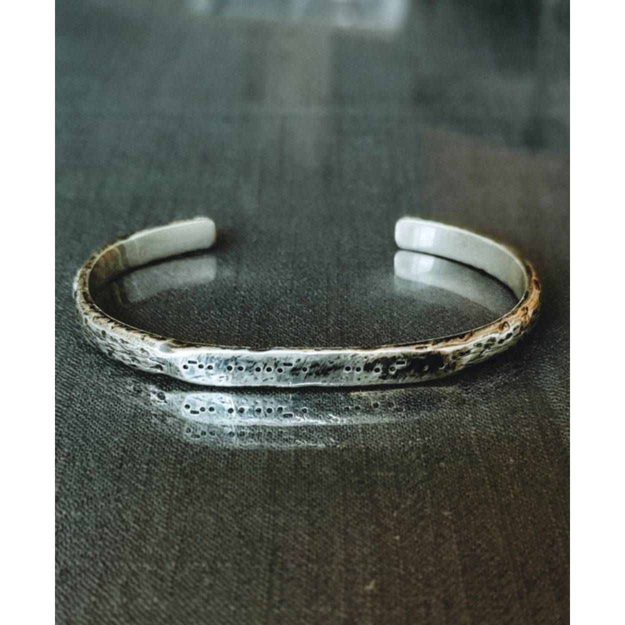 zilveren cuff armband