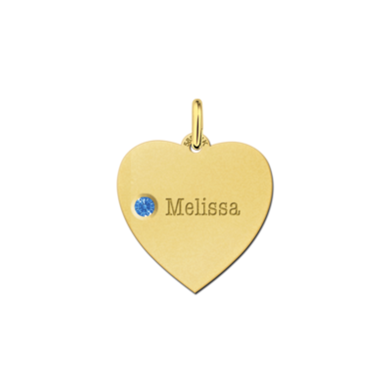 14 karaat geel gouden hart hanger met geboorte steen. 
Afmeting van deze hanger: 17x17MM
Deze hanger kan u bestellen met naam/woord naar keuze en geboorte steen naar keuze:

Januari "Granaat"
Februari "Amethist"
Maart "Aquamarijn"
April "Diamant"
Mei "Smaragd"
Juni "Lichte Amethist"
Juli "Robijn"
Augustus "Peridot"
September "Saffier"
Oktober "Rozenkwarts"
November "Geel Topaas"
December "Blauw Topaas"

U kan bij het afrekenen, bij het kopje opmerkingen vermelden welke steen en naam/woord er op gegraveerd mag worden.
(bijvoorbeeld: Steen Januari, naam/woord)

Bij eventuele andere vragen kan u ons telefonisch bereiken.

Levertijd ongeveer: 14 dagen.
U word op de hoogte gehouden over het leveringsproces.

Is deze mooie gouden hanger met naam en geboorte steen een cadeautje voor jezelf of voor iemand anders? Bekijk ons assortiment voor bijpassende sieraden.