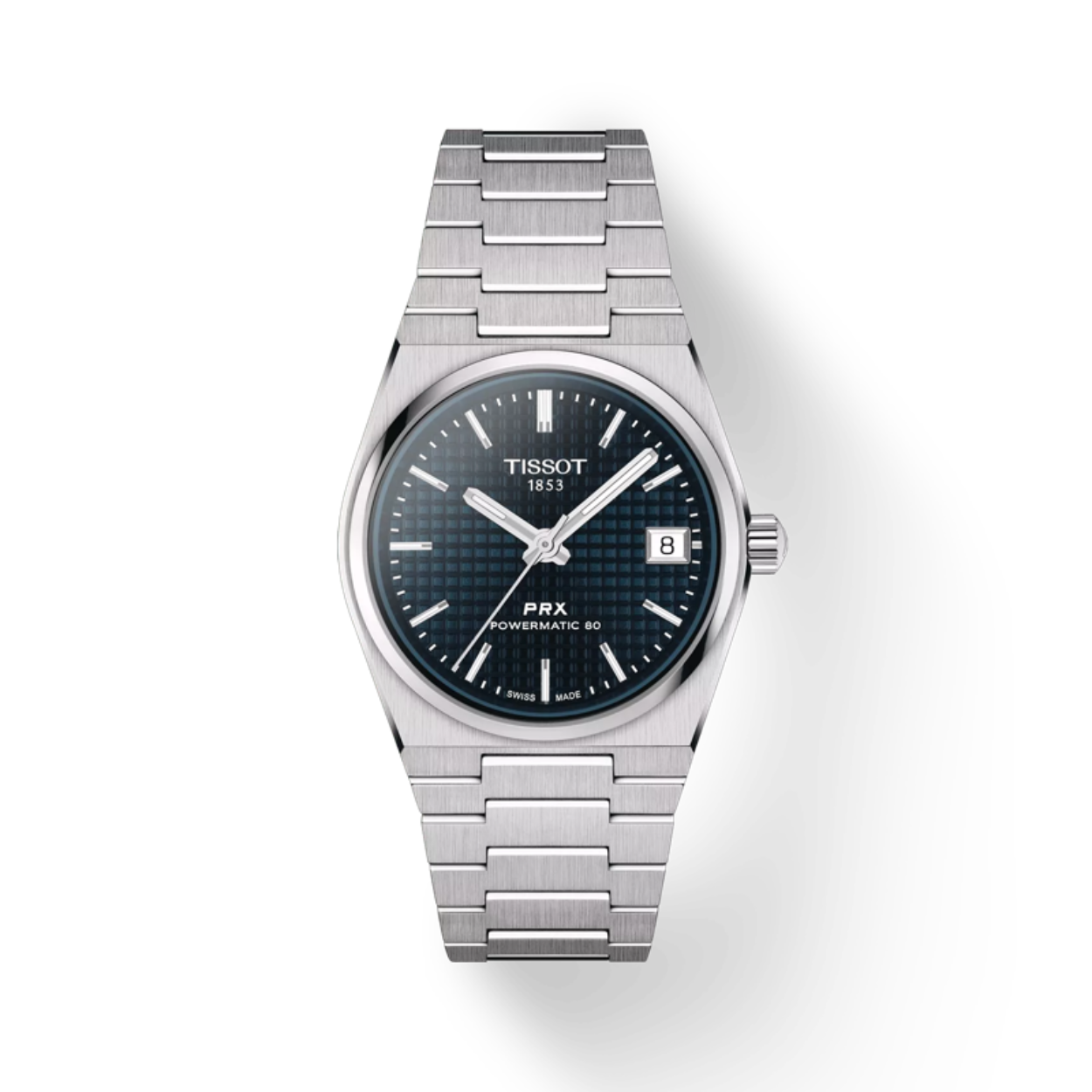 Dit Tissot behoort tot de PRX collectie.
Referentienummer: T137.207.11.041.00  35 mm

In 1978 werd de Tissot PRX geboren, nu vieren we zijn comeback. De nieuwe Tissot PRX, het horloge voor mensen met passie voor design en oog voor vernuft, met een verfijnde tijdloze retrolook. Een taps toelopende en slanke kast en een solide, maar ergonomische leren geïntegreerde band maken de PRX een iconische explosie uit het verleden en een modern verfijnd stuk, voor mensen van alle leeftijden.

De Tissot is voorzien van een Kaliber 11 1/2''' uurwerk en de kast is gemaakt van roestvrij staal . Het horloge heeft een diameter van 35 mm en is getest op een waterdichtheid van 10 ATM / 100 meter. De band is gemaakt van roestvrij staal.