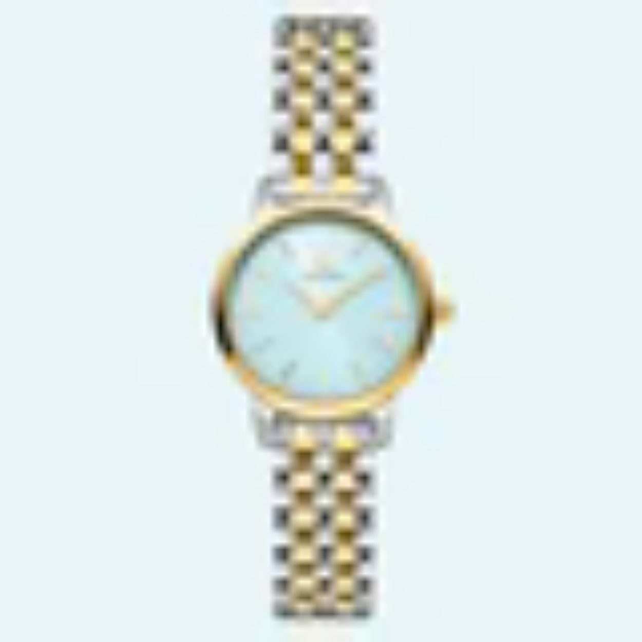 Maak indruk met het Akilia Mini Two-tone Husky Blue horloge van Danish Design. De kleine kast van 22 mm en de betoverende Husky Blue-wijzerplaat roepen de schoonheid van Arctische landschappen op. Gecombineerd met een schakelband is dit uurwerk een elegant accessoire voor elke gelegenheid.