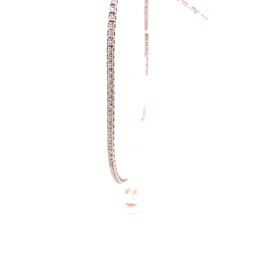 Artur Scholl 18krt witgouden armband met diamant