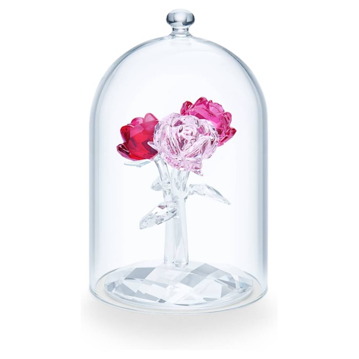 Drie delicate rozen in een gradiënt van rozetinten komen samen om dit mooie en tijdloze boeket rozen van Swarovski te creëren. Ze bevatten 451 facetten en kunnen worden neergezet met of zonder de stolp. Het perfecte accessoire om een ​​vleugje magie toe te voegen aan elke ruimte. Een prachtig accessoire voor je eigen woningdecoratie of een perfect cadeau voor romantische gelegenheden zoals Valentijnsdag of een bruiloft. Decoratieobject. Geen speelgoed. Niet geschikt voor kinderen jonger dan 15 jaar.

Artikelnr.: 5493707
Collectie:  In the Secret Garden
Kleur:  Roze
Grootte: 10.5 x 6.4 x 6.4 cm
Ontwerper:  Stefanie Nederegger
Materiaal:  Kristallen, Glas