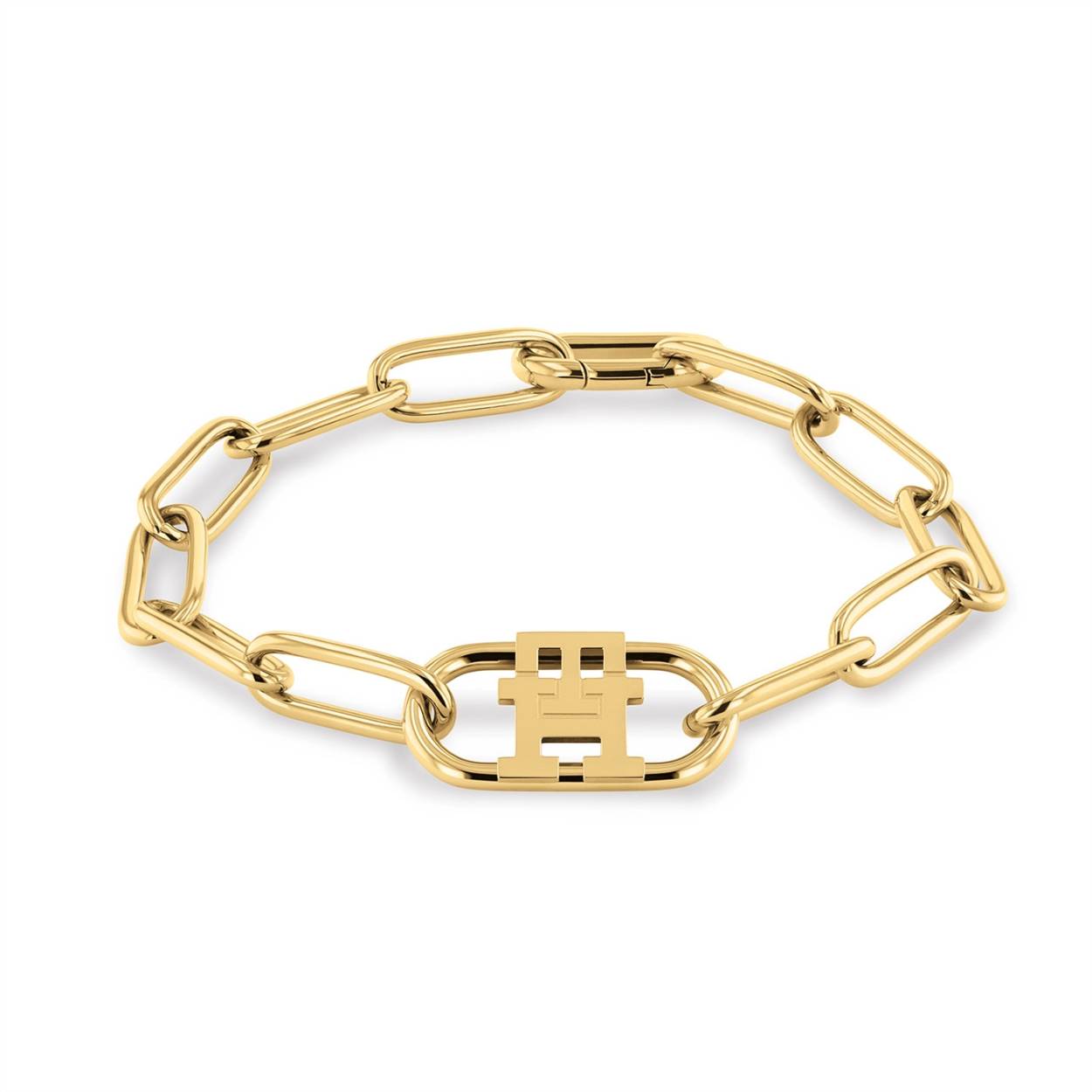 Prachtige armband van Tommy Hilfiger - staal goud kleurig 