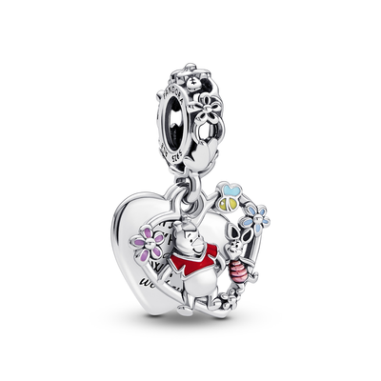 Pandora - Disney Winnie the Pooh & Piglet Dubbele Hangende Bedel