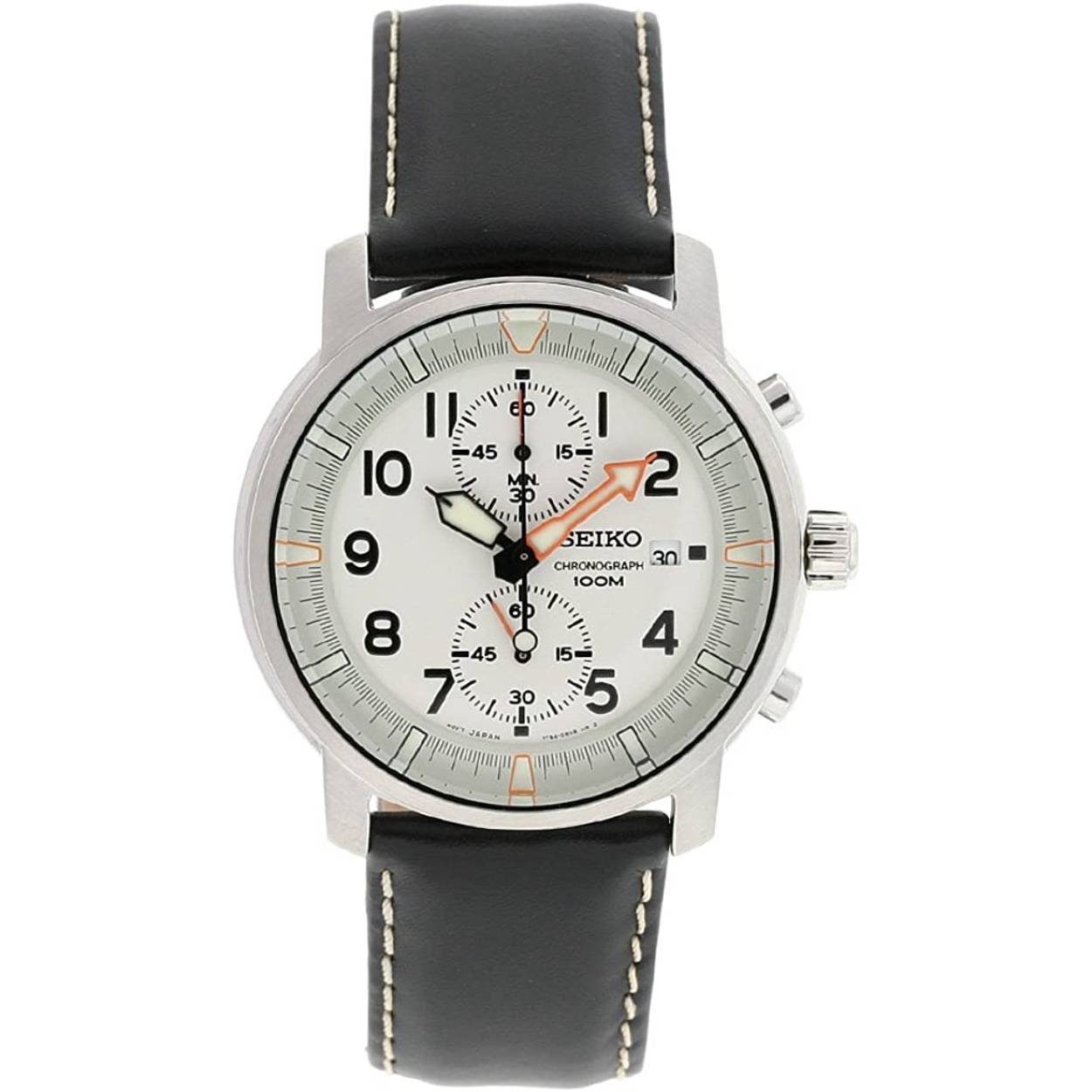 
Brand Name	Seiko
Model number	SNN227
Part Number	SNN227
Model Year	2013
Dial Window Material Type	Mineral
Display Type	Analog
Clasp Type	Tang Buckle
Case Material	Stainless Steel
Case Diameter	42 millimetres
Case Thickness	14 millimetres
Band Material	Stainless Steel
Band Width	22 millimetres
Band Colour	Brown
Dial Colour	Brown
Calendar	Date
Special Features	Calendar
Weight	160 Grams
Movement	Quartz
