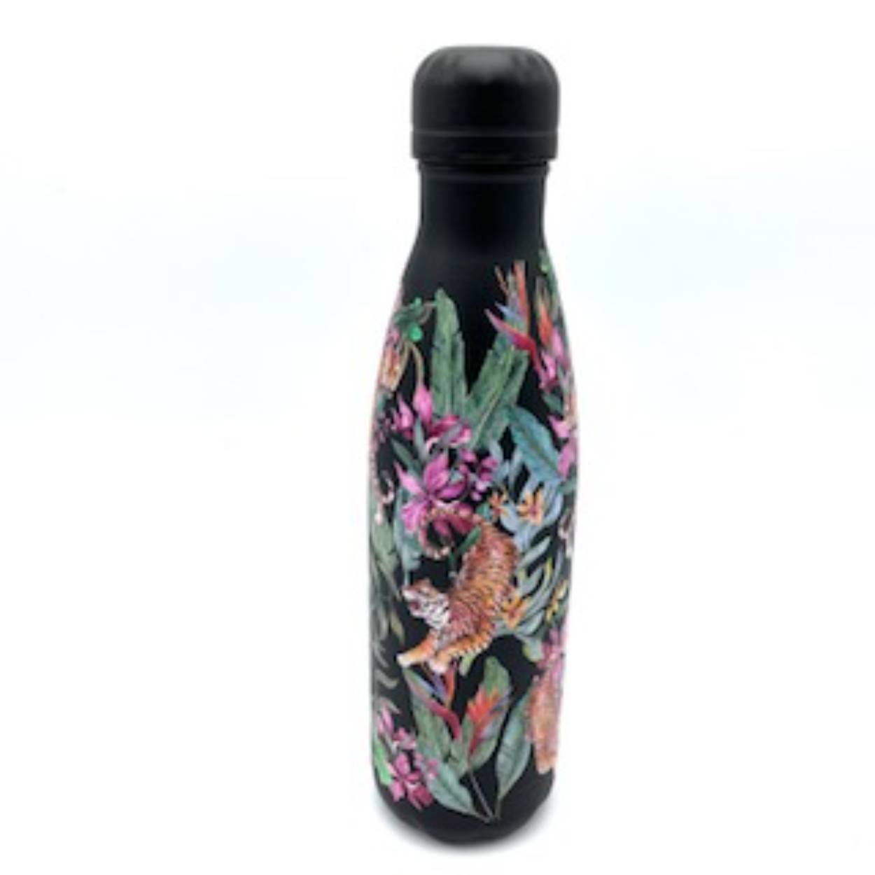 Deze Chilly's Bottle heeft een inhoud van 500 ML	en een gewicht van 360 gram.26,5 hoog en 7 cm omvang	De dop is gemaakt van rvs en heeft siliconen ring. Kortom uw drankje blijft door de hoogwaardige dubbele wand maar liefst 24 uur koud of 12 uur warm.