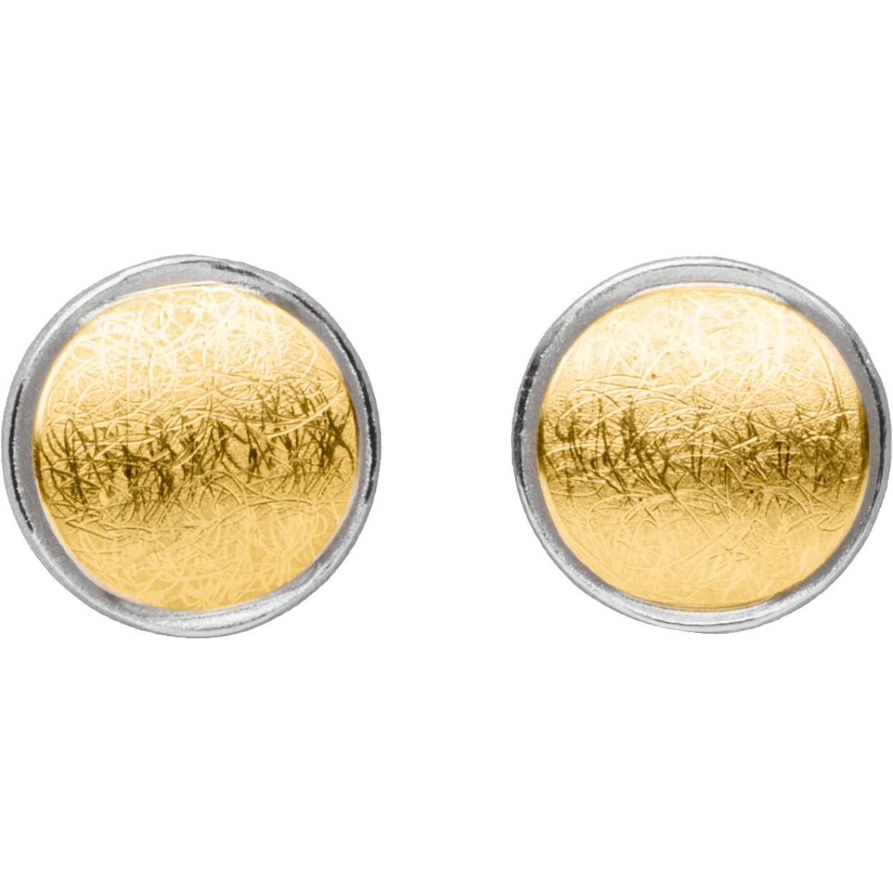 Manu Schmuck Oorstekers Zilver/Goud