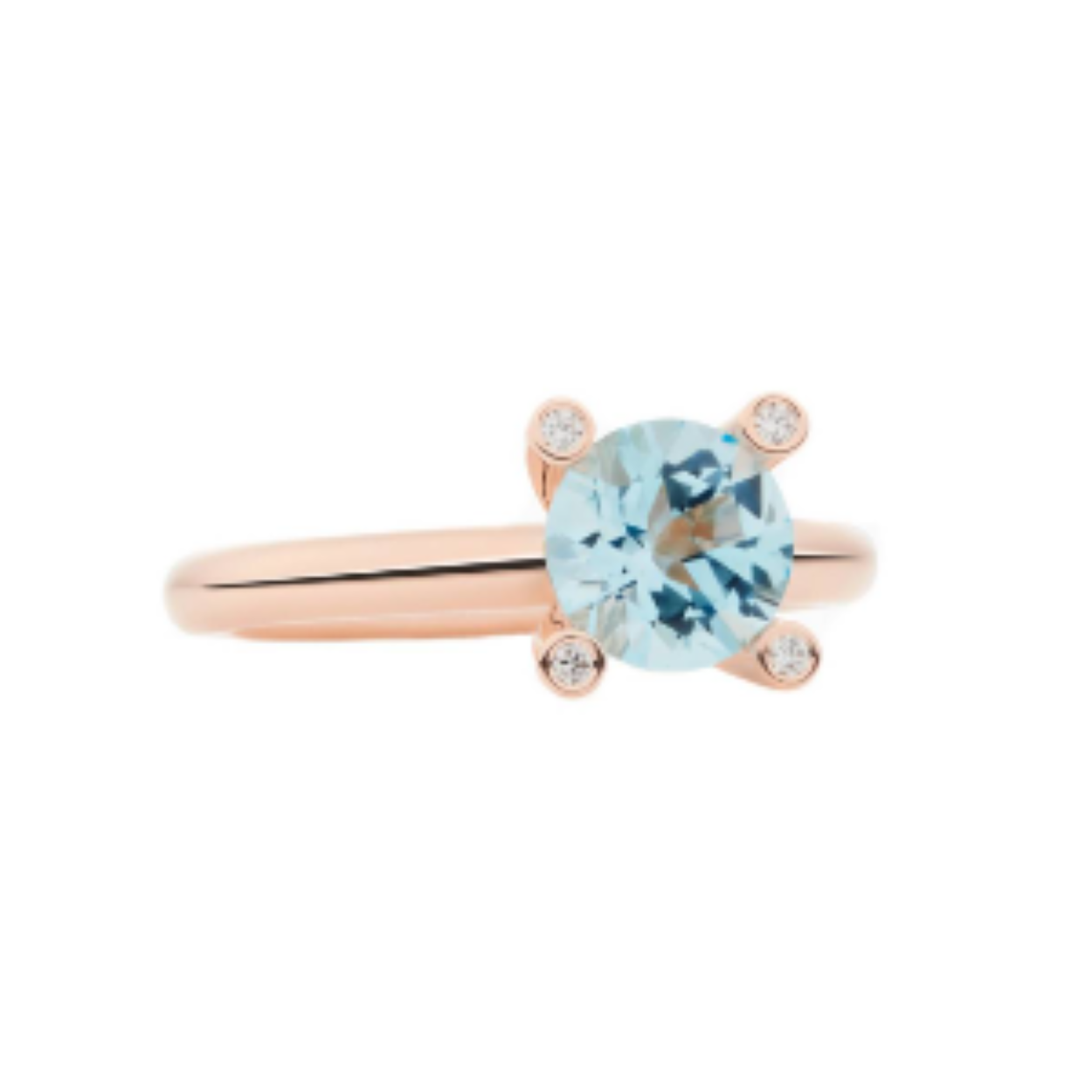 BRON PHLOX RING AQUAMARIJN