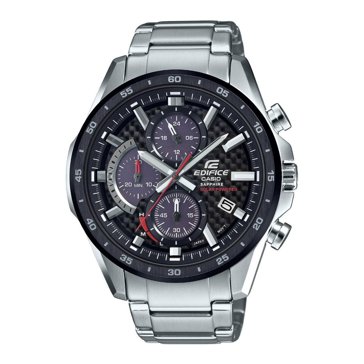 EFS-S540DB-1AUEF Casio edifice horloge, solar, saffier glas, stopwatch.