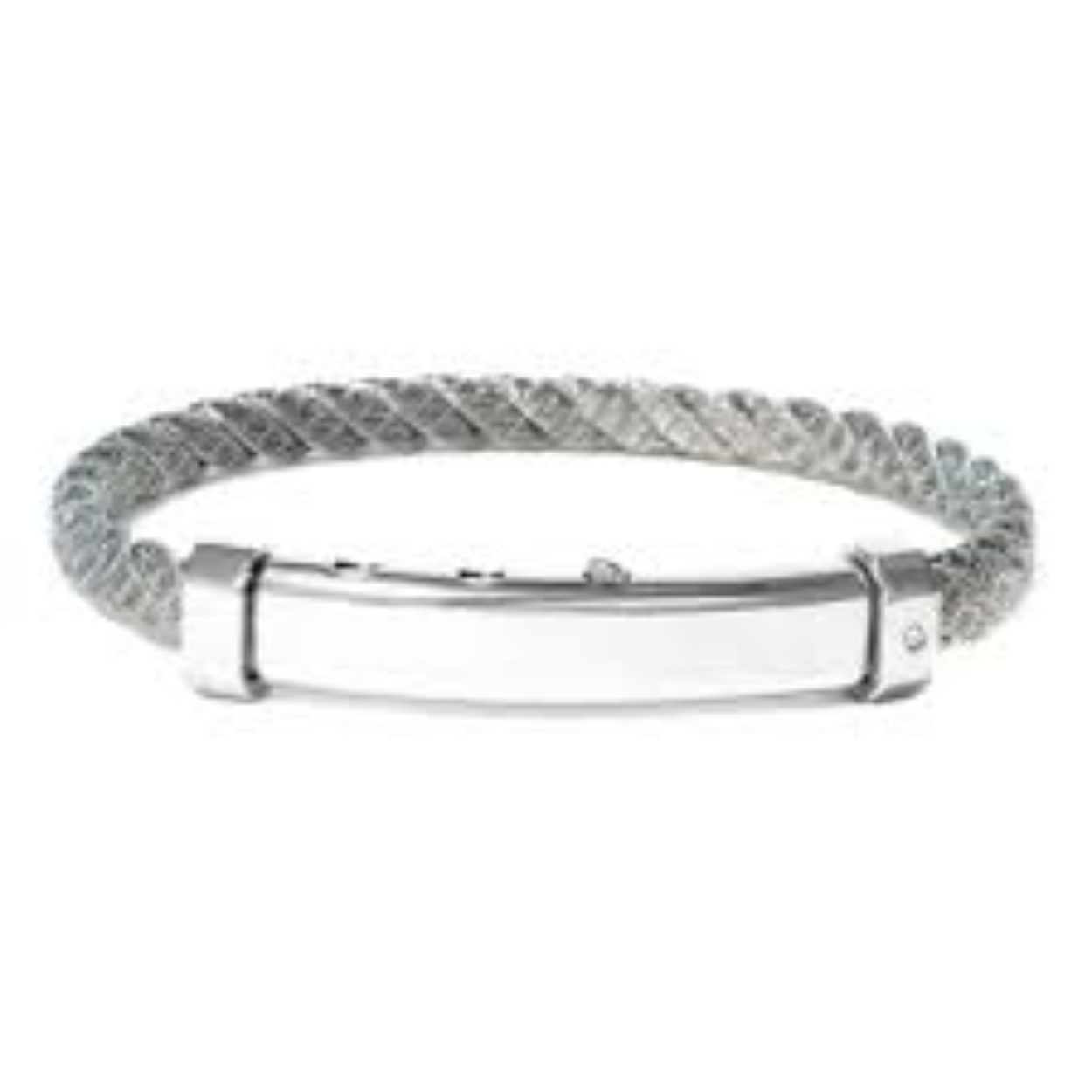 Bo.rs.ari 19cm s.steel/diamond bracelet BR-CORDA05
