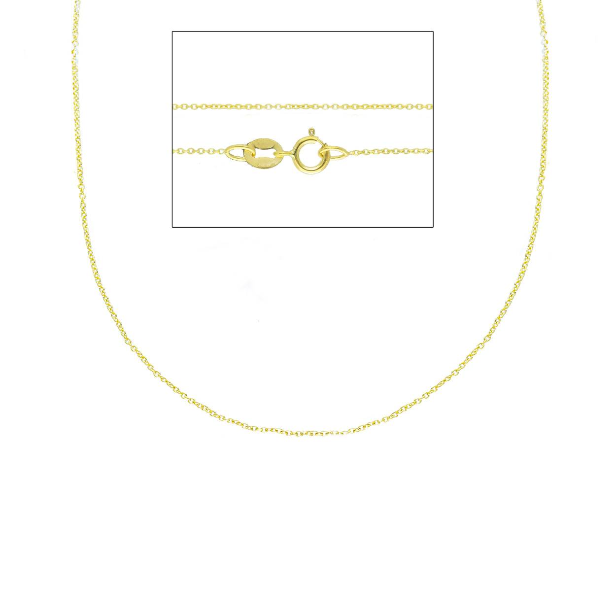ketting 18 karaat goud geel 45cm