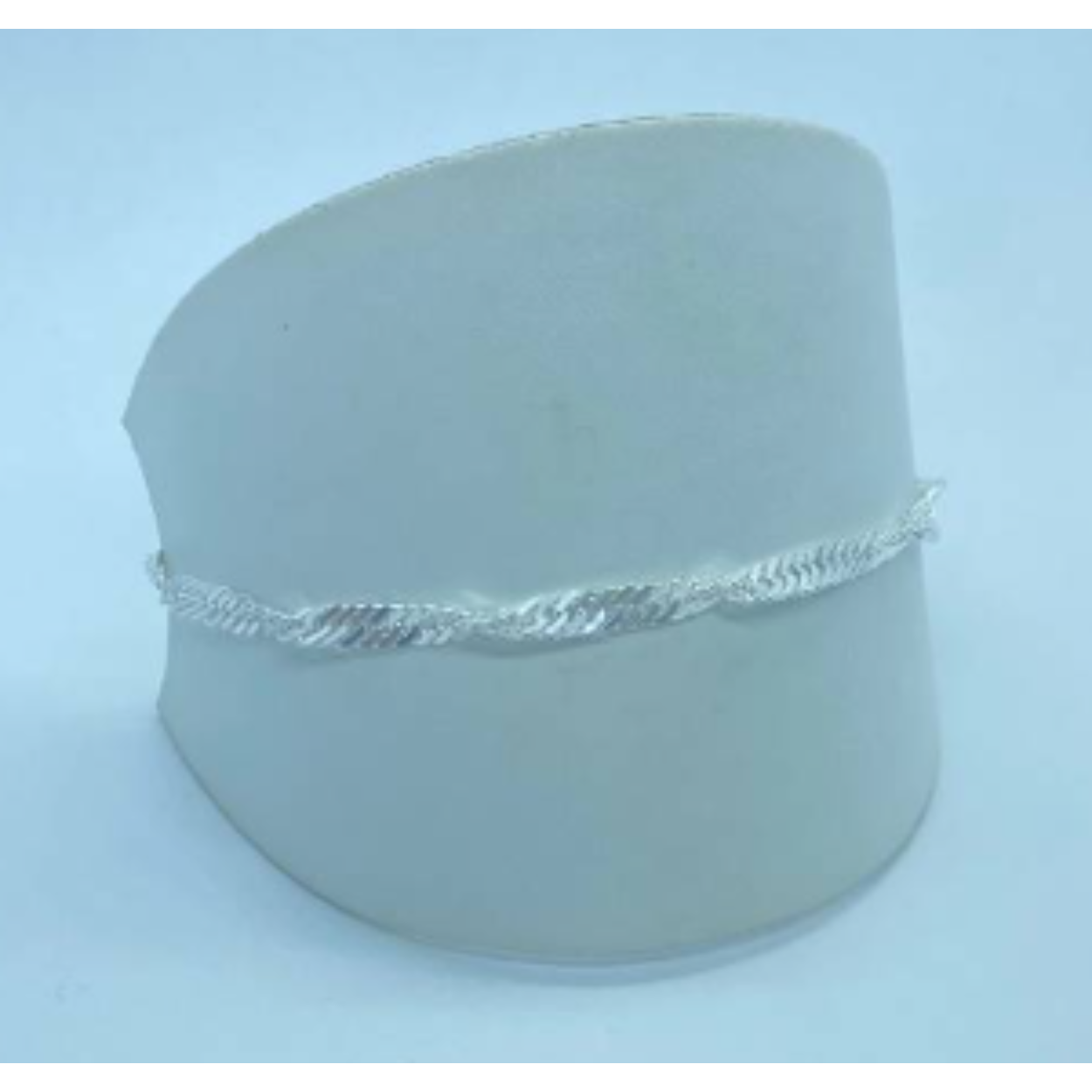 Zilveren singapore armband, 19cm