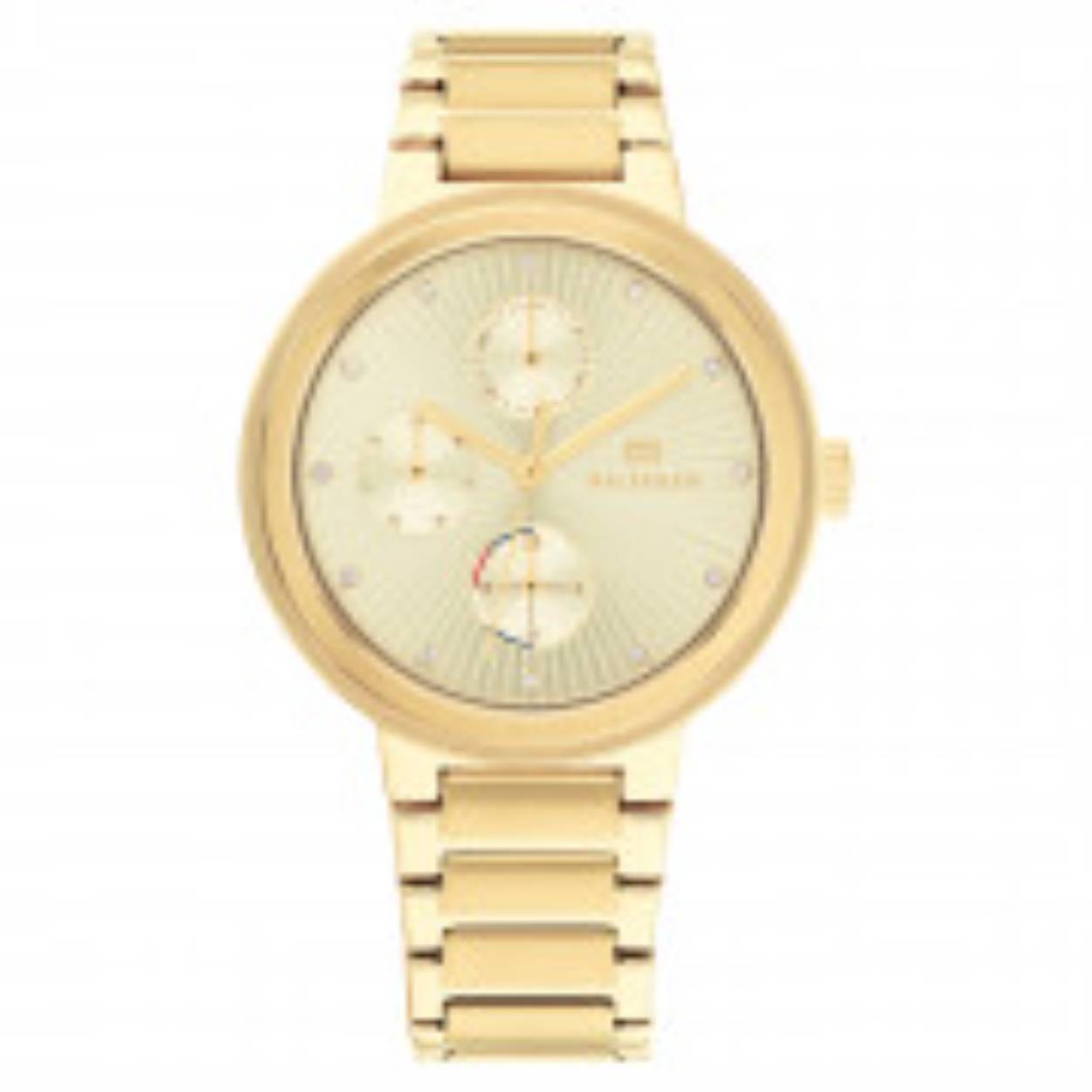 Tommy Hilfiger TH1782536 Joy Dames Horloge

- Behuizing gemaakt van roestvrijstaal, in de kleur goud
- Horlogeband gemaakt van roestvrijstaal, in de kleur goud, met vlinder- of vouwsluiting
- Quartz uurwerk, werkt op batterijen
- Datum weergave
- Voorzien van mineraalglas, 
- 3 ATM waterdicht, bestand tegen spatwater zoals handen wassen.
- Breedte van de behuizing is 36 mm

Tommy Hilfiger is wereldwijd één van de grootste designer lifestyle merken en is internationaal bekend om haar classic American cool stijl. De horloges zijn voor dames en heren met een eigen stijl, die niet bang zijn om dit aan de wereld te laten zien.

Wordt geleverd in originele Tommy Hilfiger horlogedoos en 2 jaar officiële garantie.