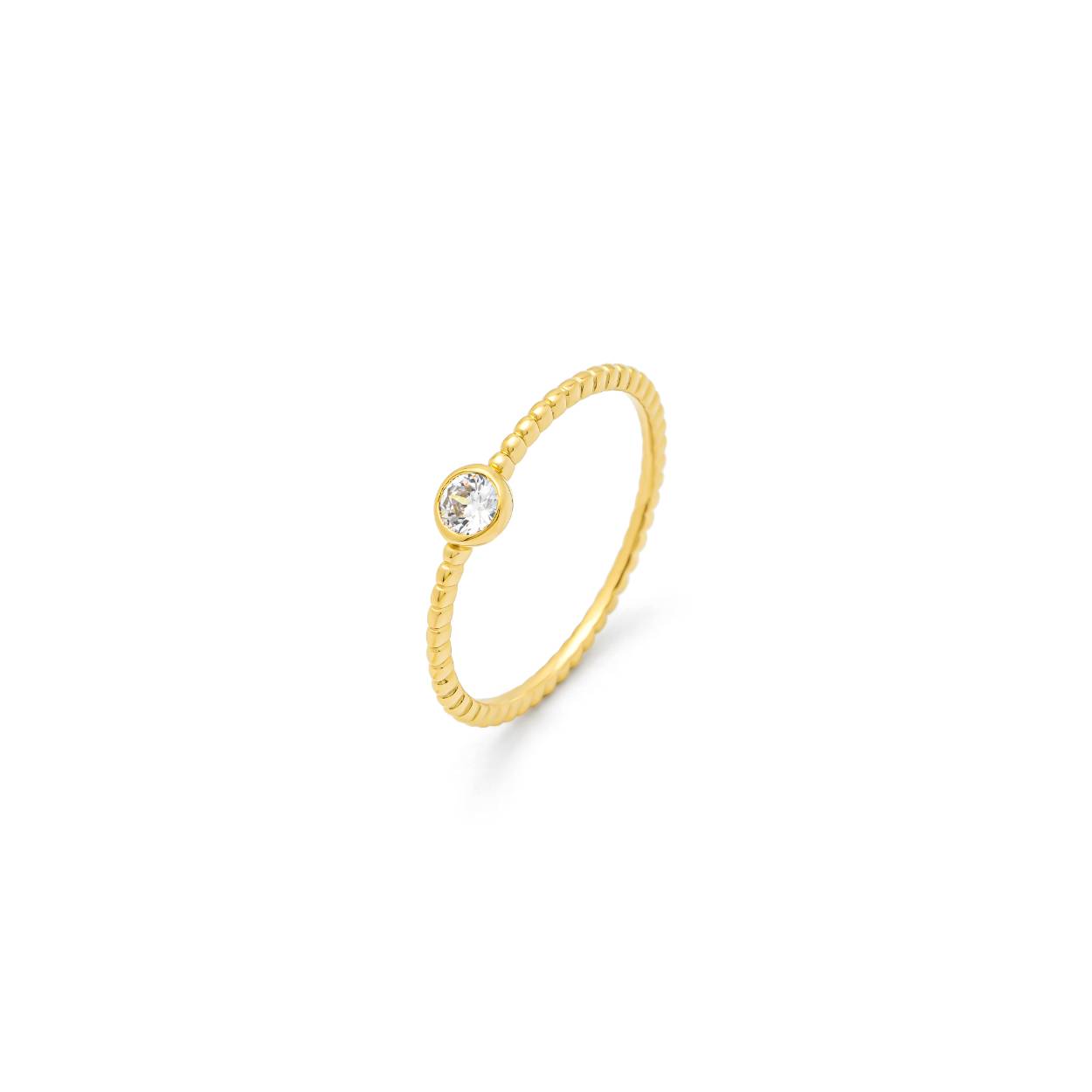 Imotionals 925 Sterling Zilver 14K Vergulde Geribbelde Ring Met Zirkonia.

Dit mooie 925 sterling zilveren ringetje is de perfecte aanvulling voor jouw ringencollectie. 

Make it yours! Wij blijven fan van de minimalistische sieraden, jij toch ook?! Super leuk te combineren met een oorbelletje en kettinkje uit de Imotionals collectie. 

Leuk voor jezelf of om cadeau te doen! ❤