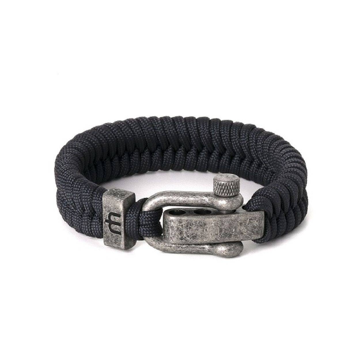 Deze Armband van het merk MUSTHEF heeft de kleur ANTRACIET. MUSTHEF DUSTY ANTRACIET