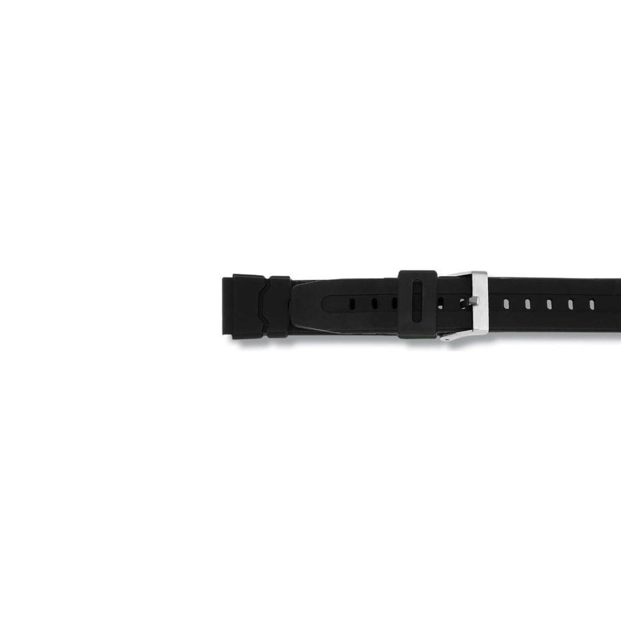 Horlogeband 850 zwart kunststof 18mm XL