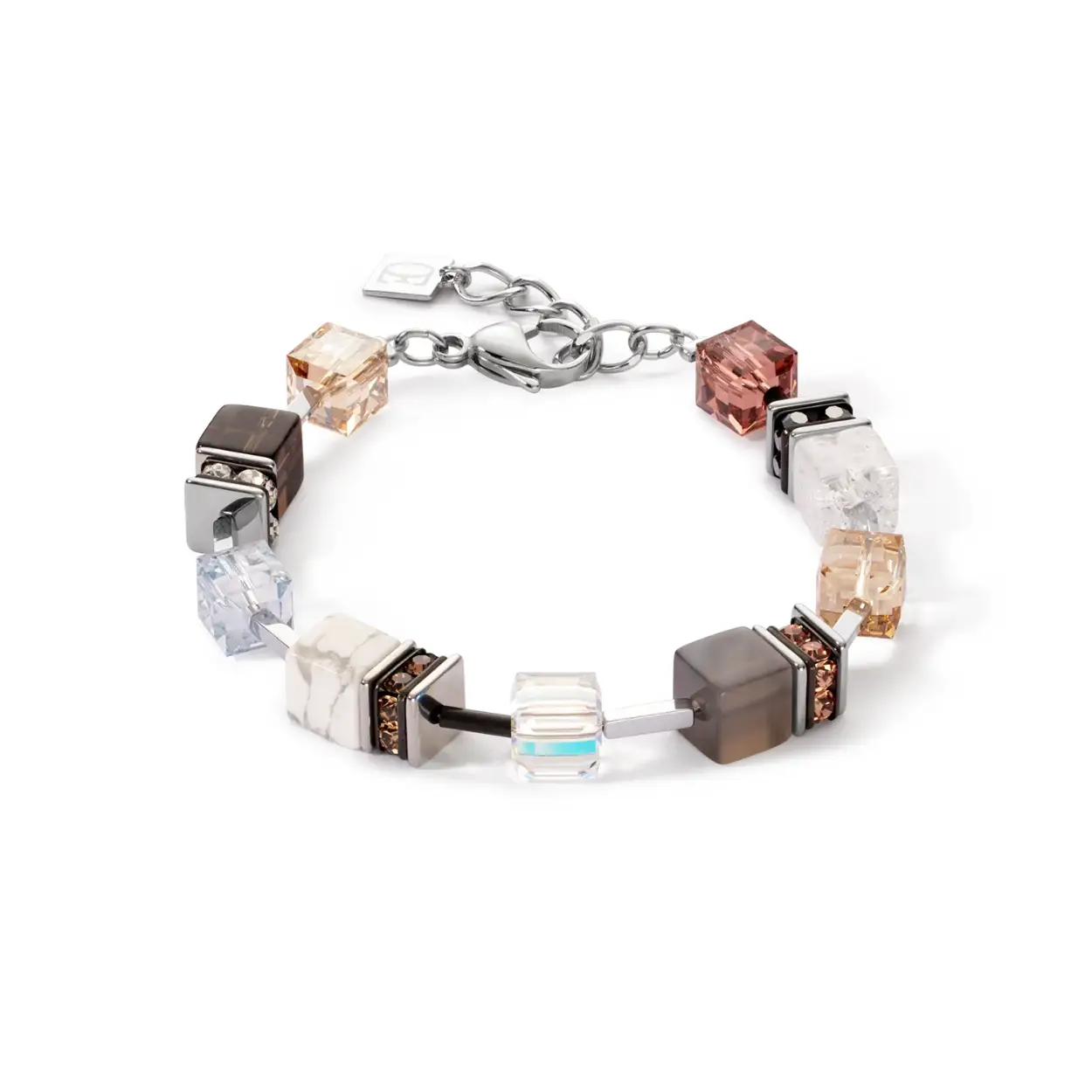 Coeur de Lion armband 4505/30-1130 Cognac-Beige
