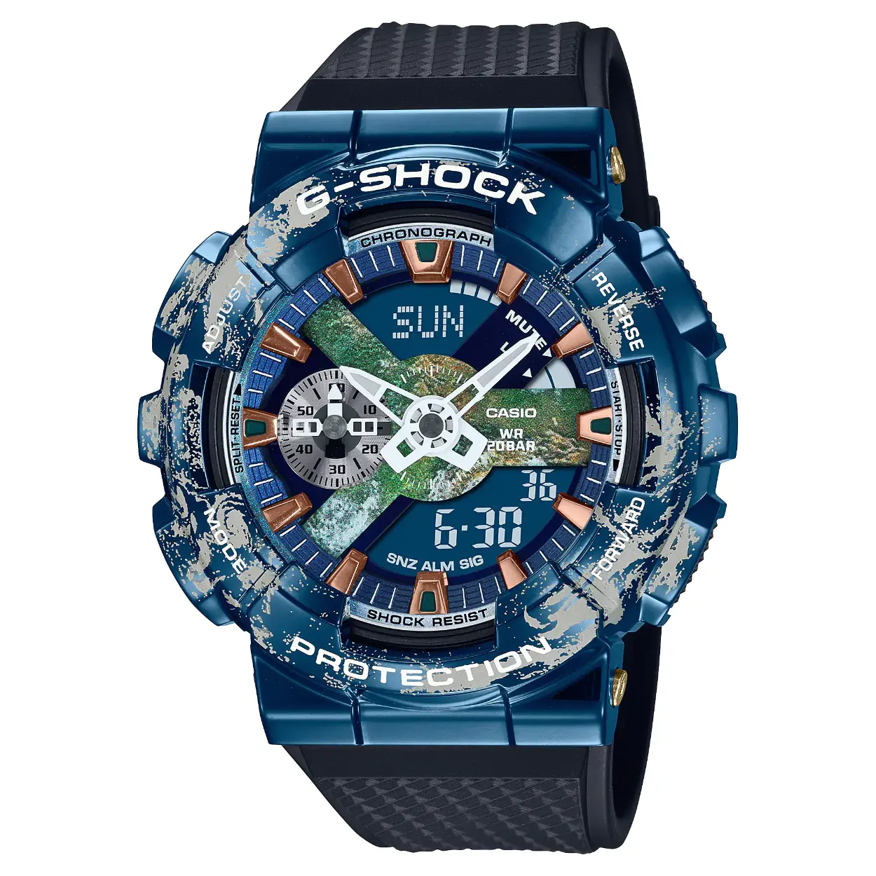 Casio g-shock horloge special edition Earth GM-110EARTH-1AER