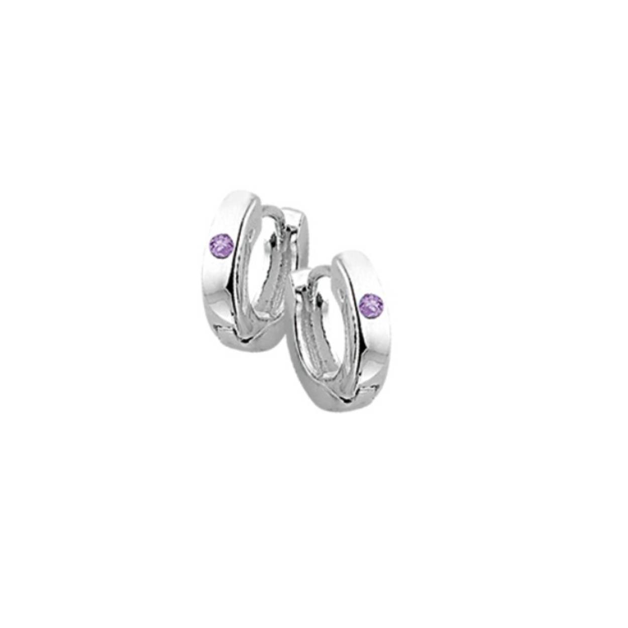 KINDER OORBELLEN ZILVER 1012126