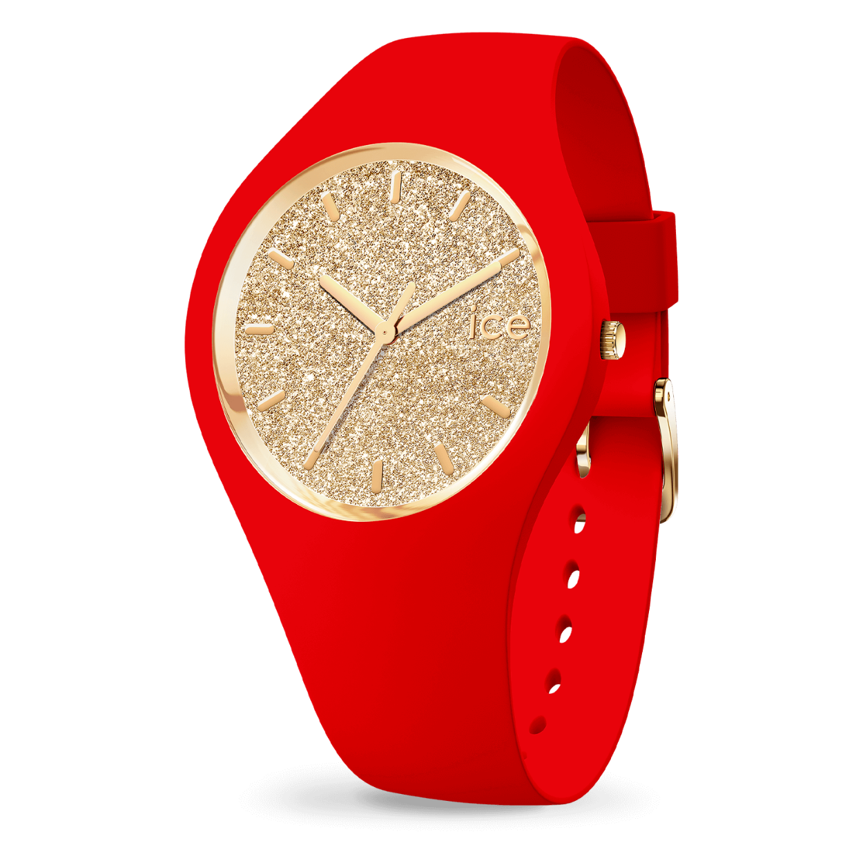 Ice Watch horloge Glam Ice Glitter Red Passion Medium