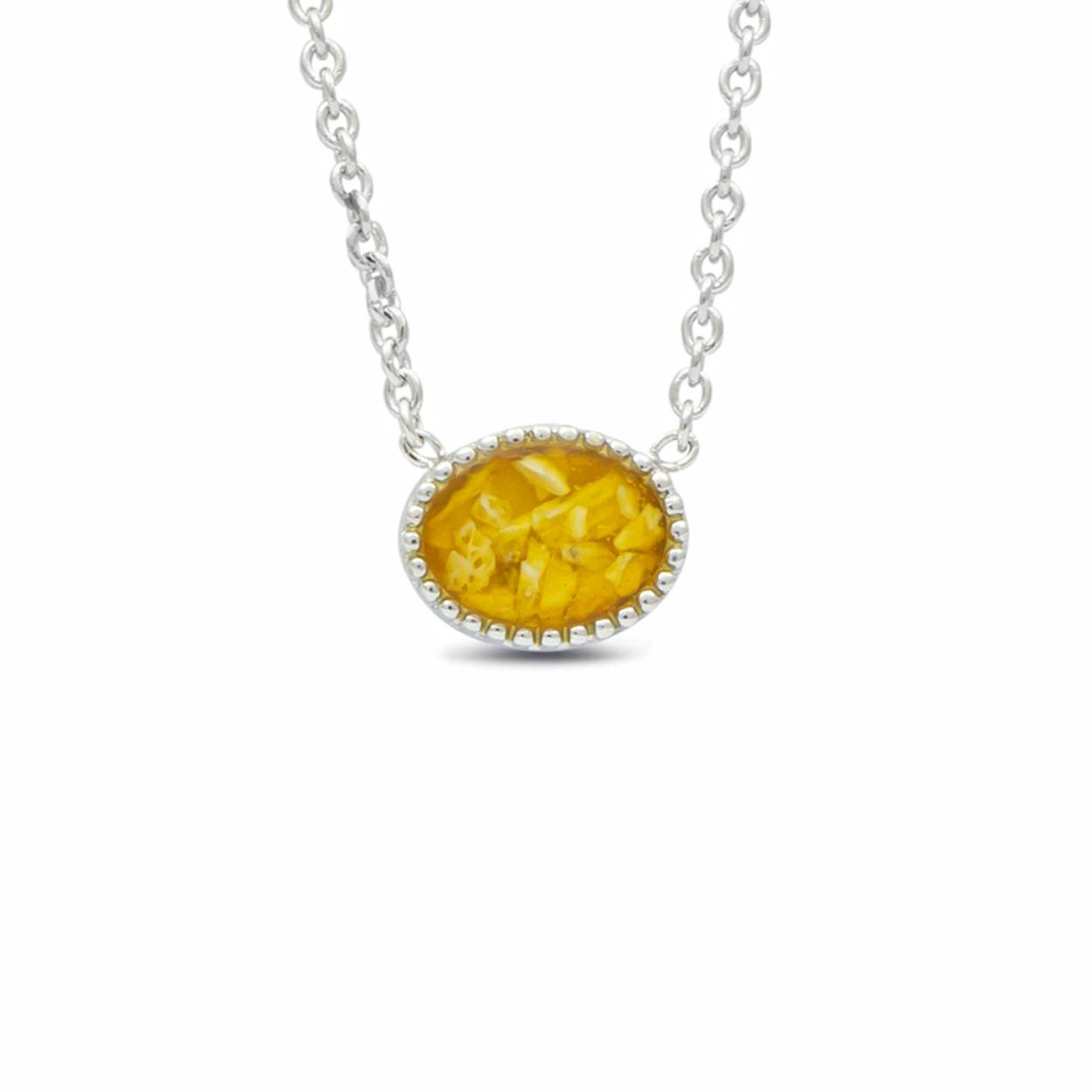 See you zilveren choker ovaal RWS011