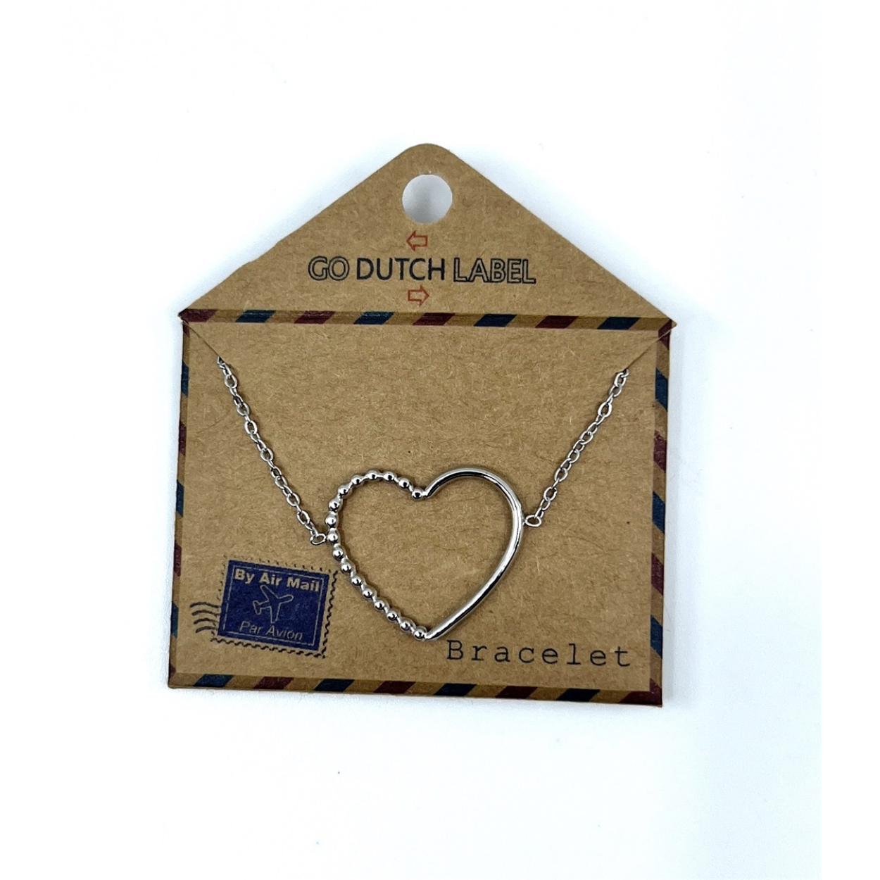 One big heart - RH - on enveloppe card 