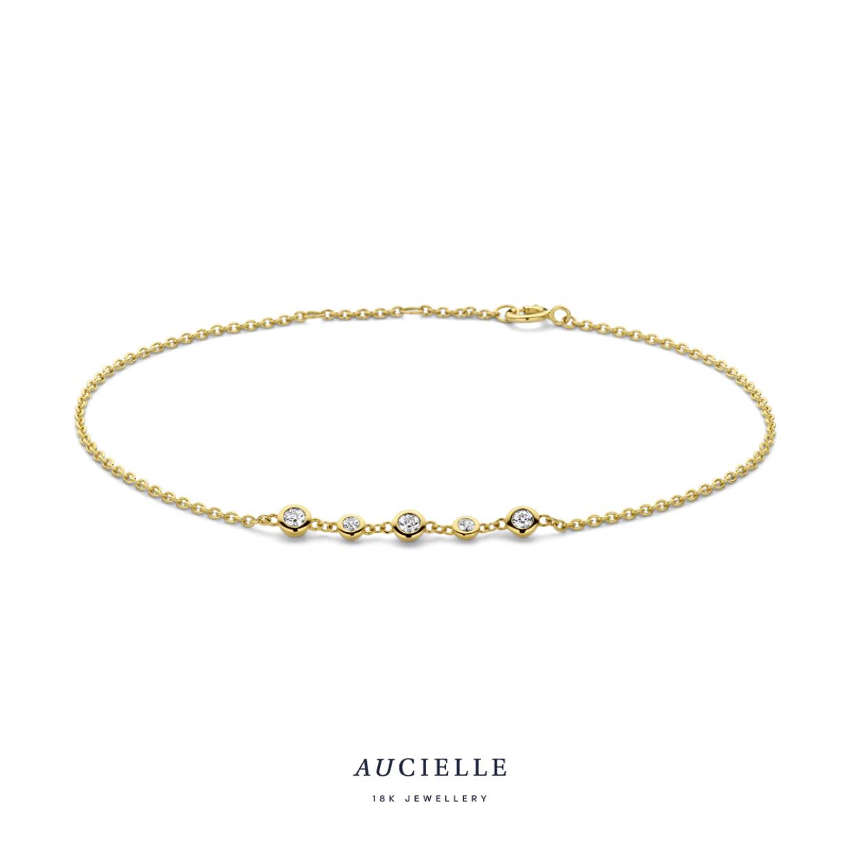 AuCielle Armband Goud 18k Zirconia - AA0009C/20