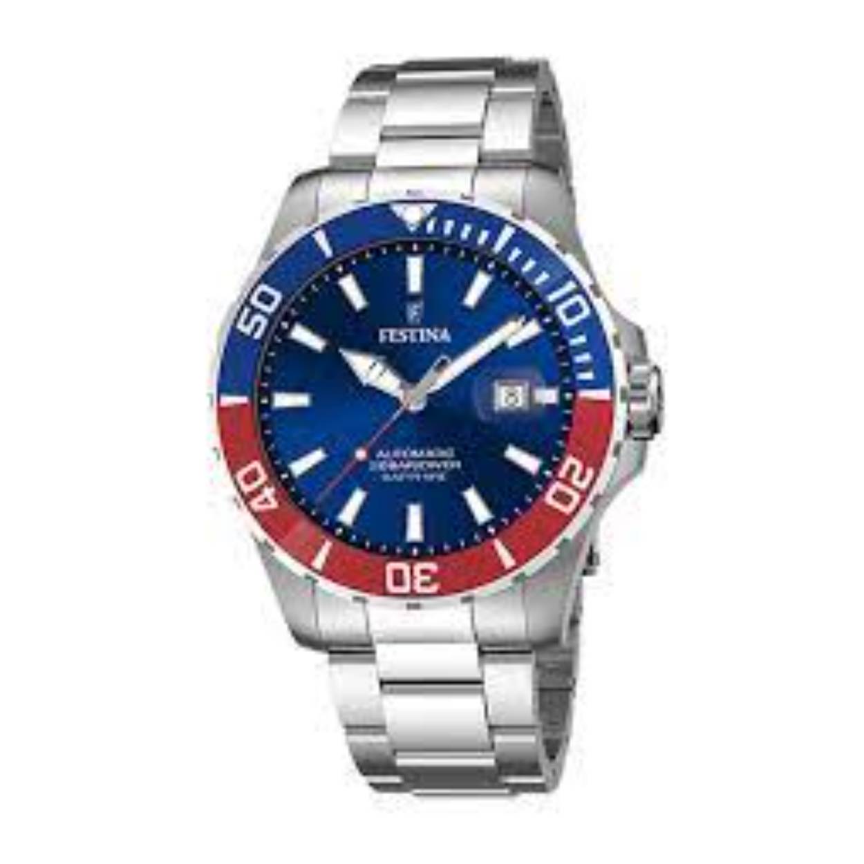 Festina - Automaat, Staal heren horloge, 200 meter WD, Saffierglas - F20531/5