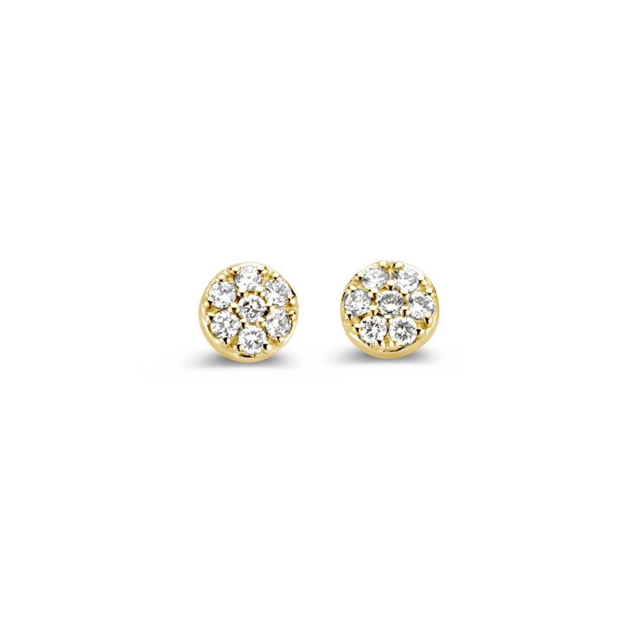 Eolo oorringen in 18 Kt geel goud met diamanten
Diamant: 0.11ct G-VS
