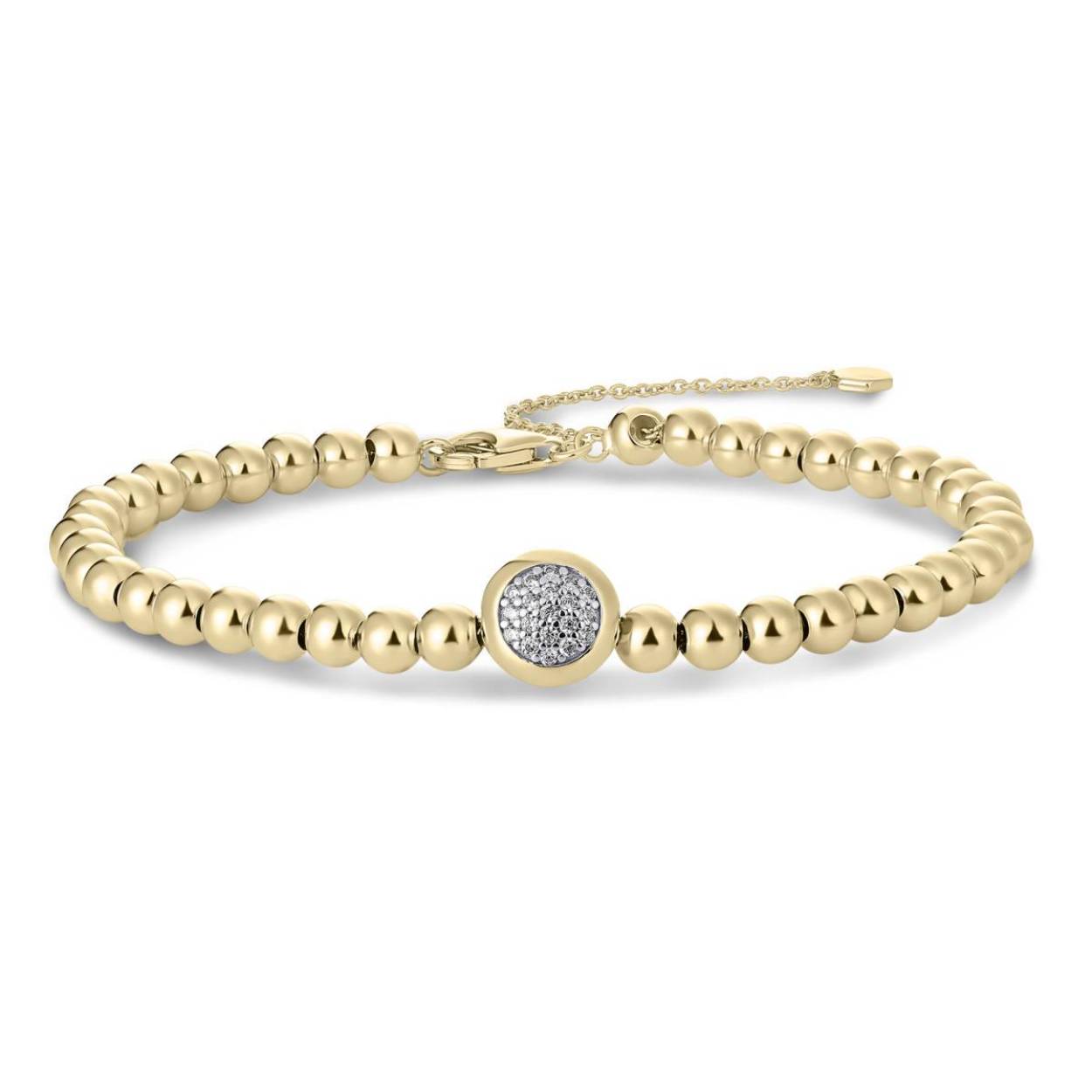 Beaded Bracelet With Pave Bead