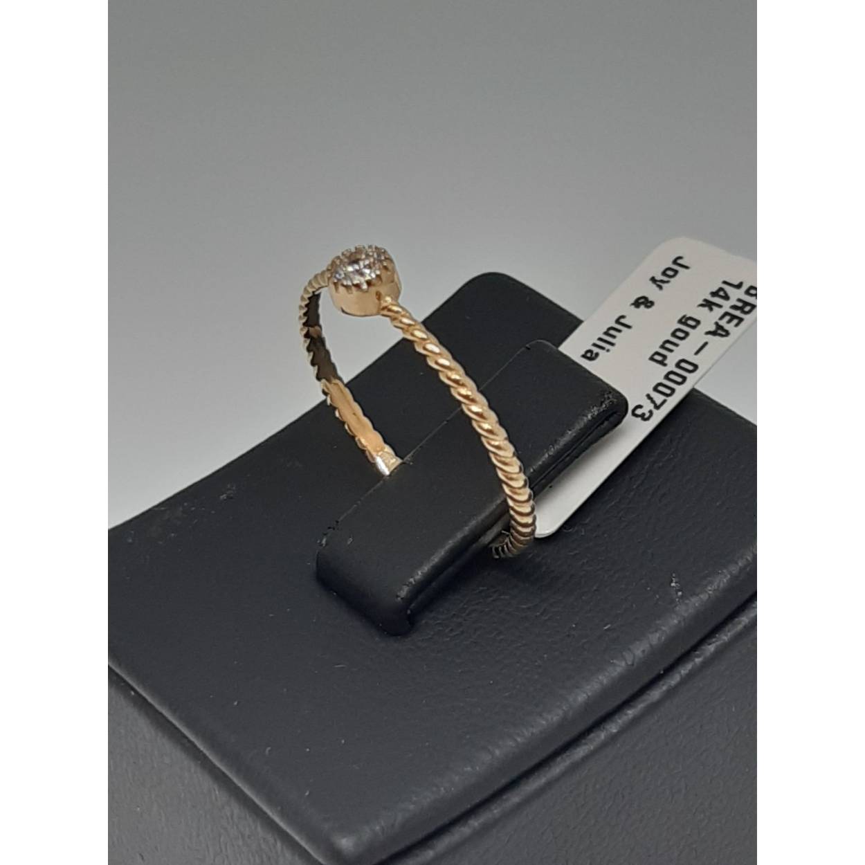 goud ring met sten 