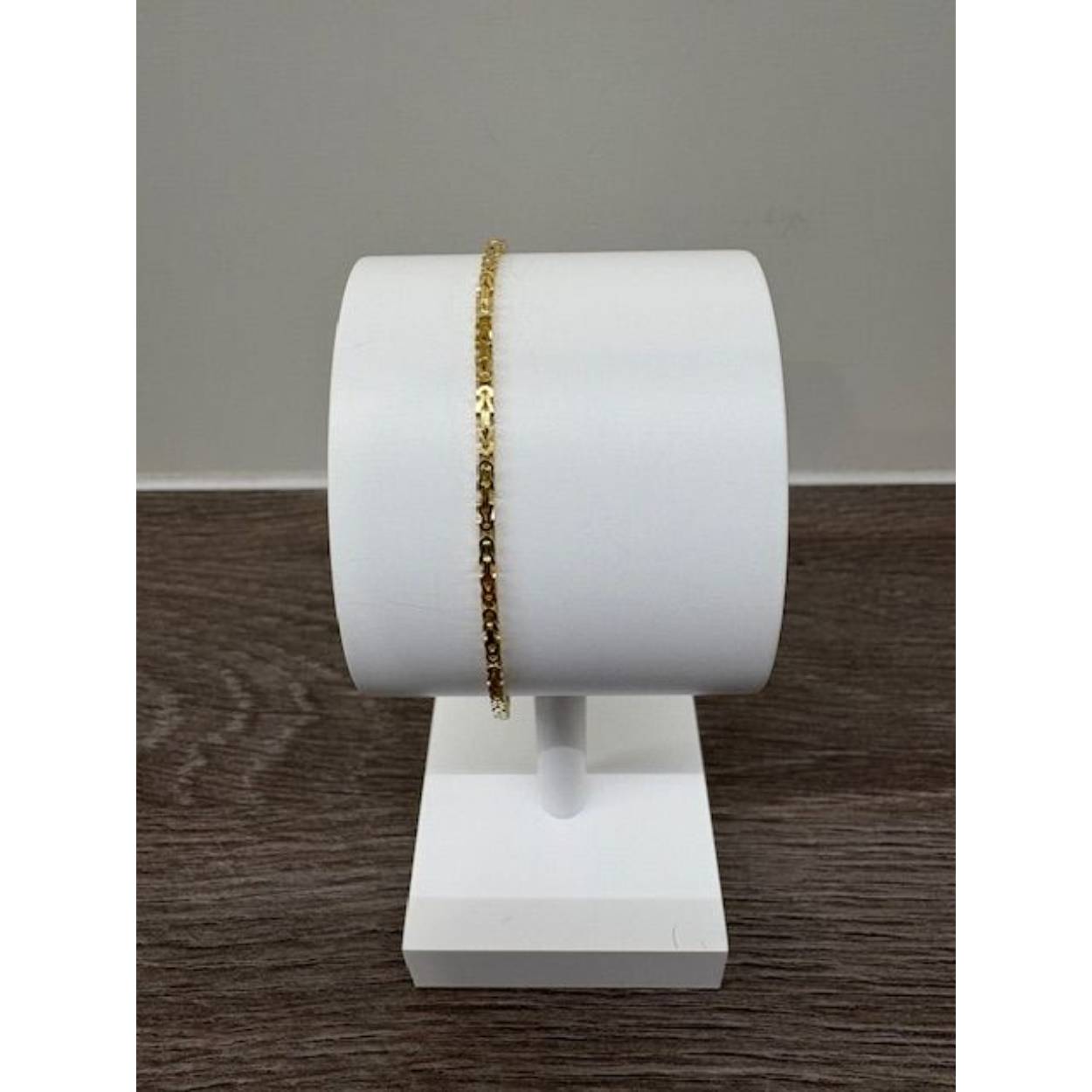 Gouden massieve konings schakel armband