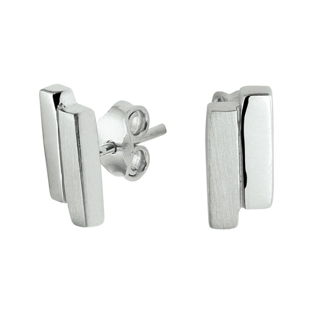 Zilver Oorknoppen Mat/Poli
Gerhodineerd zilveren oorknoppen met een poli/matte afwerking. De oorknoppen hebben een afmeting van 10.3x4.7mm. Info: Gerhodineerd zilver is door de rhodiumlaag beter bestand tegen verkleuren.