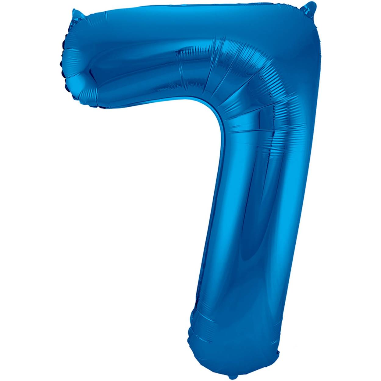 Blauwe Folieballon Cijfer 7 - 86cm. Inhoud: 1 folieballon. Kleur: Blauw. Bijvoorbeeld te gebruiken tijdens de volgende feestgelegenheid/feestgelegenheden: Verjaardag, Jubileum en Kinderfeestje. Deze folieballon is 34 inch/86 cm. Het artikel is gemaakt van folie.
