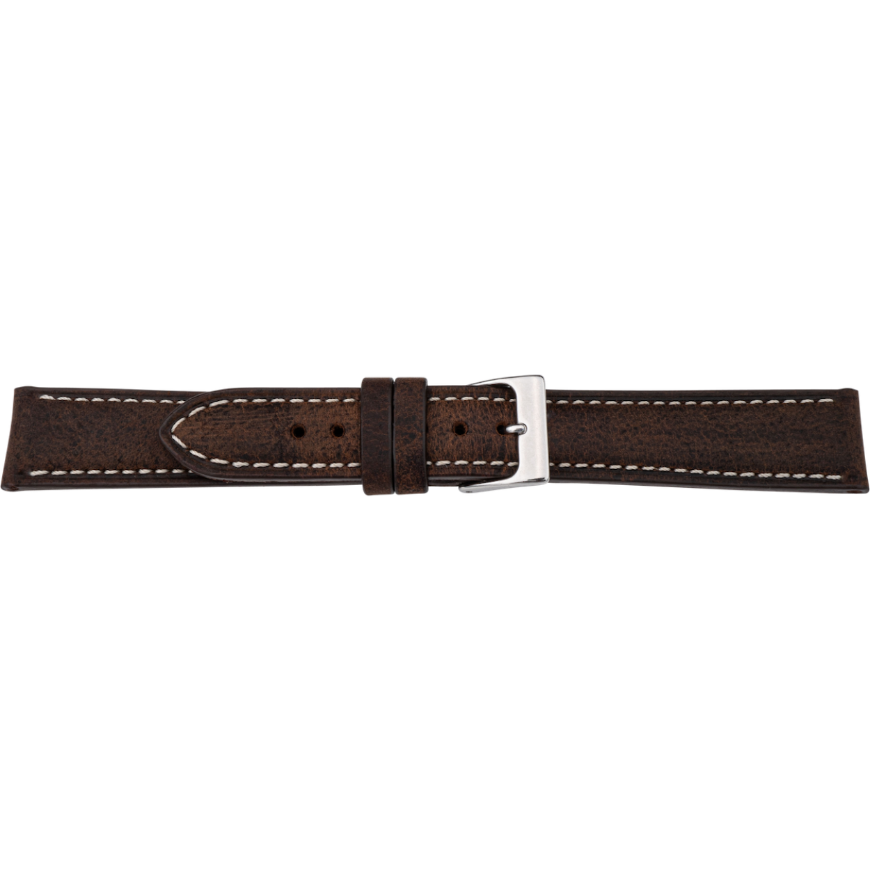 Horlogeband antilope leer bruin 18mm