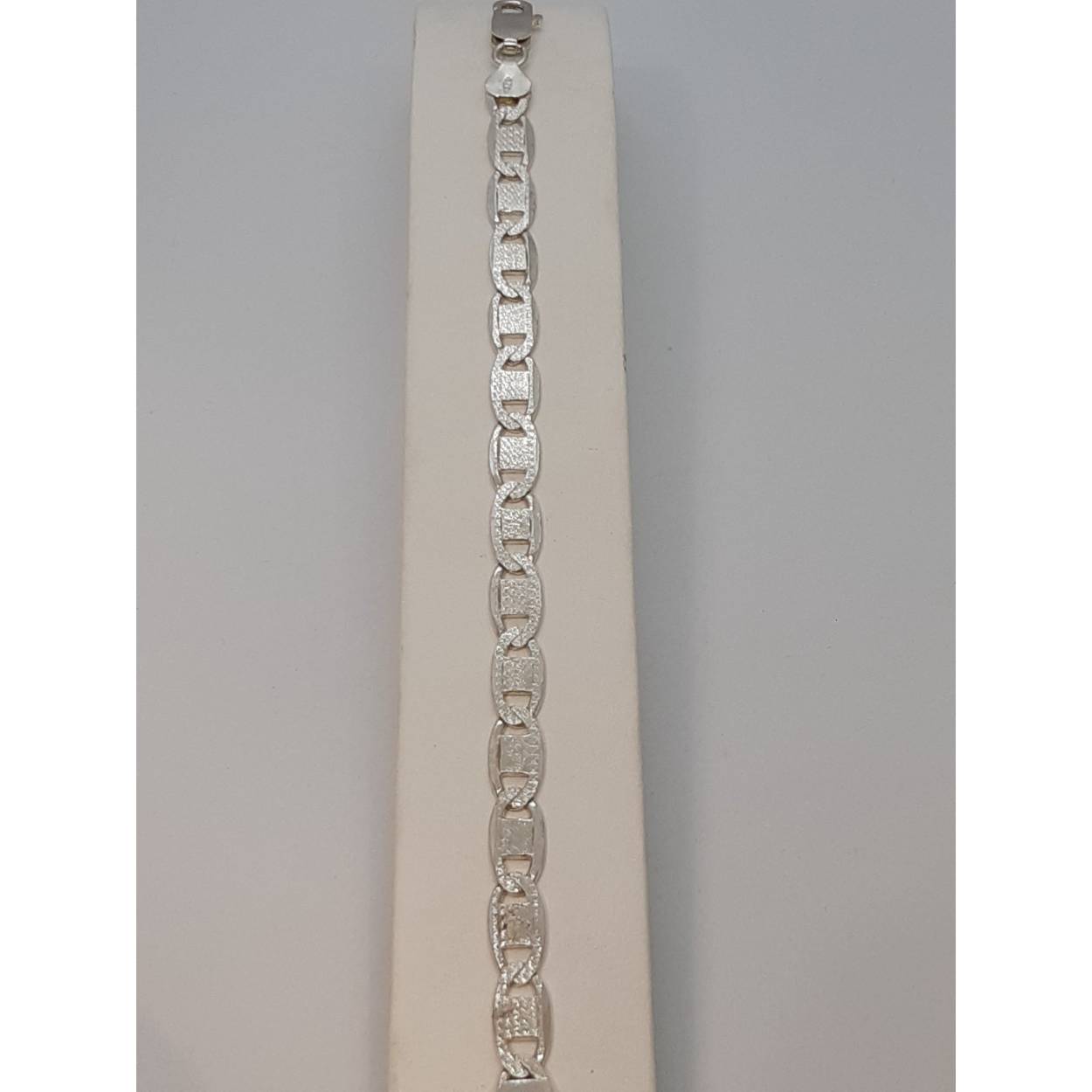 zilver 925  schakel manen armband 