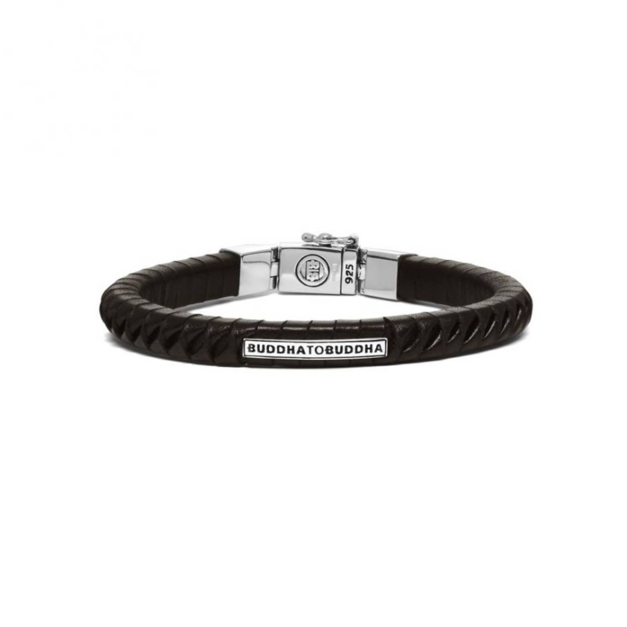 Buddha to Buddha - 162BR E - Komang Small Leather Bracelet Brown