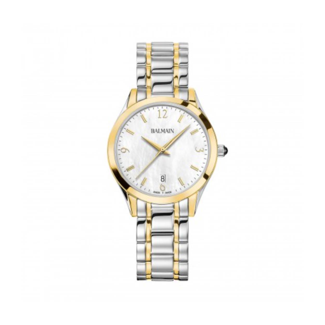 Balmain B43123984
Dames horloge
Staal/verguld
Zwitsers quarts uurwerk