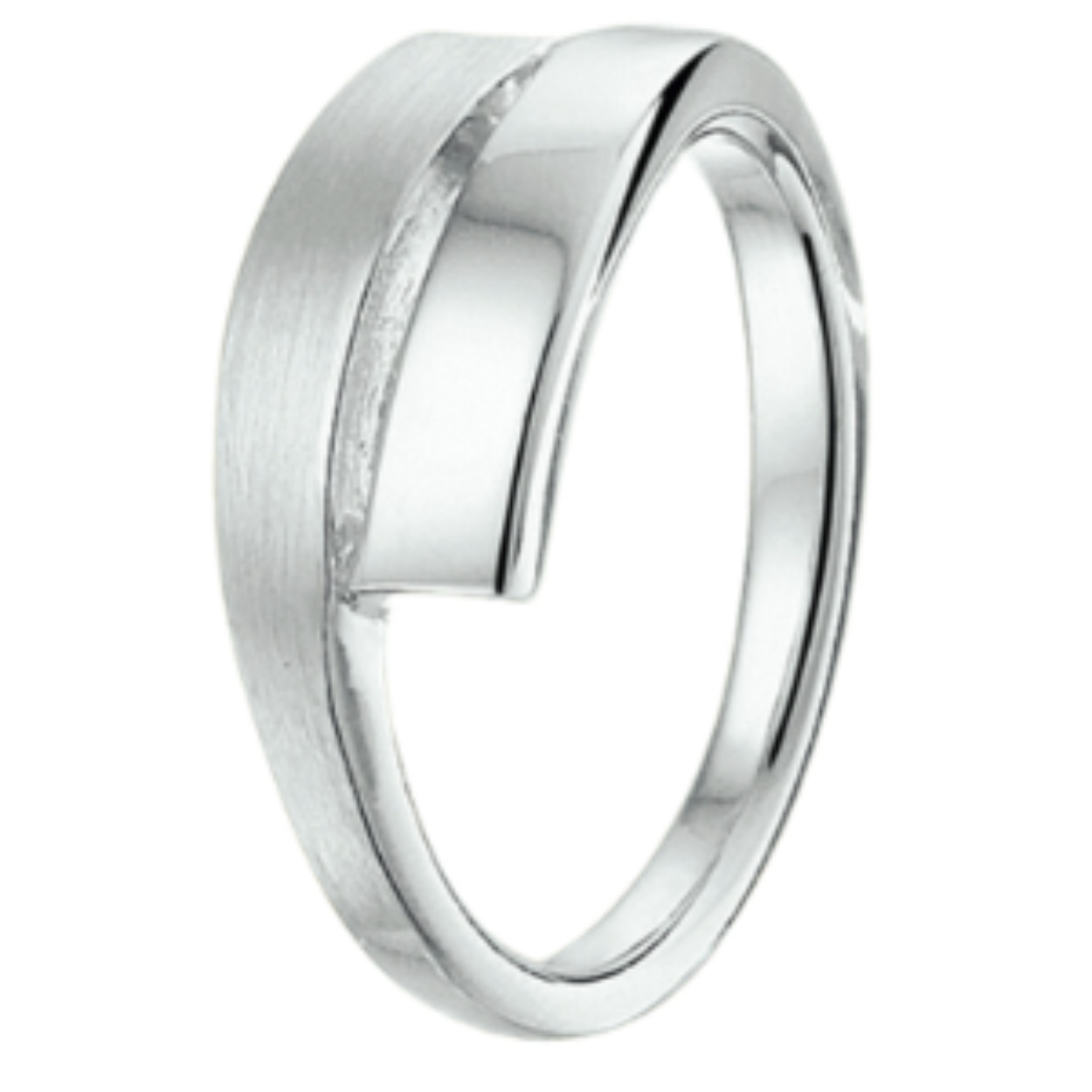 zilveren ring mat poli maat 16,5
