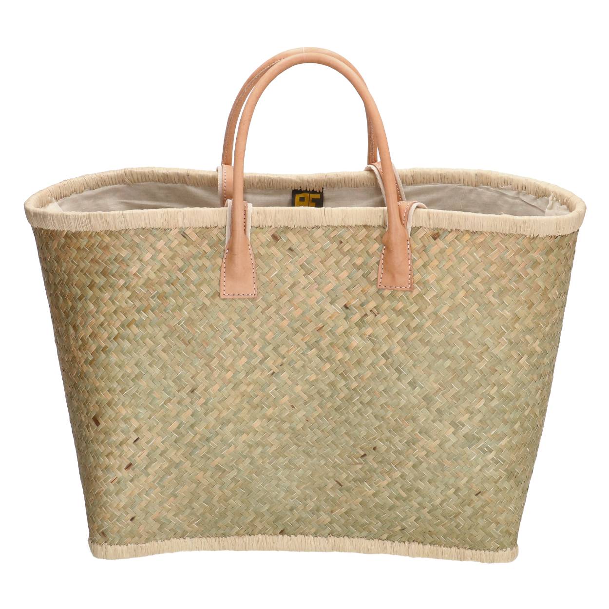 Fijne rietenmand van Pe Florence om te shoppen of mee naar het strand te nemen.

Afmetingen:
Hoogte 35cm x breed 37cm x diep 23cm

Inhoud 29 liter