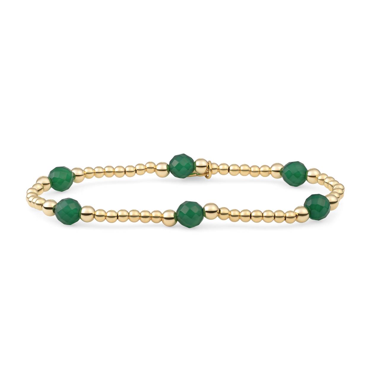 Sparkling Jewels armband Green Onyx Reverse Bold Mix Armband