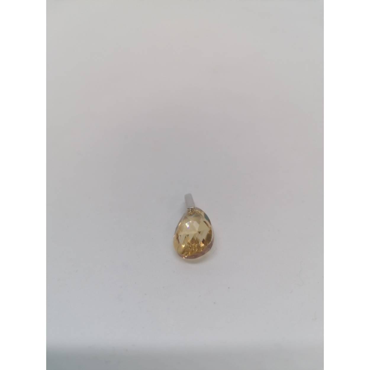 My Imenso creoli pendant "Brilliante crystal" Golden shadow 16 mm Pera