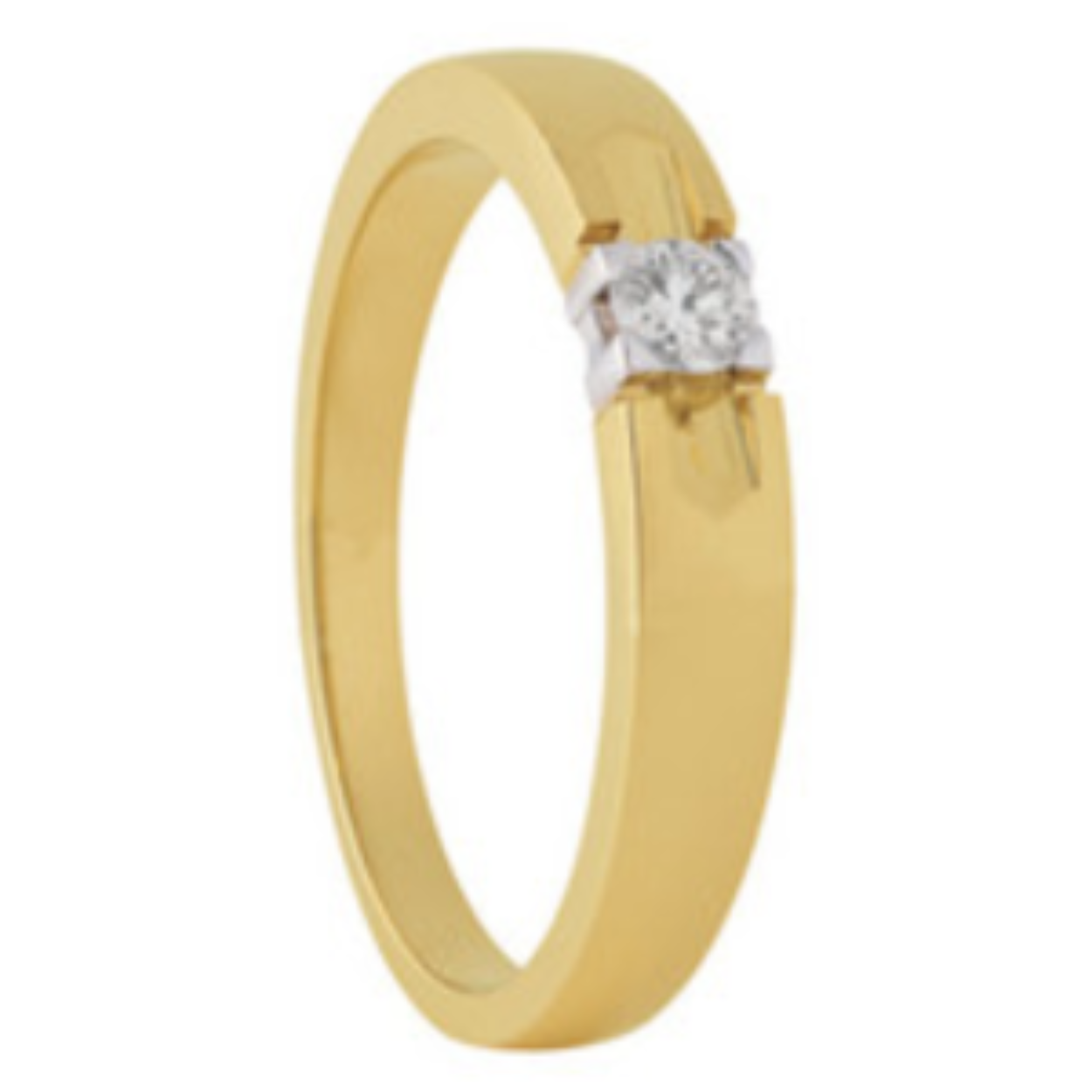 bicolor ring M404/1X0.05crt TW VS maat 17,5